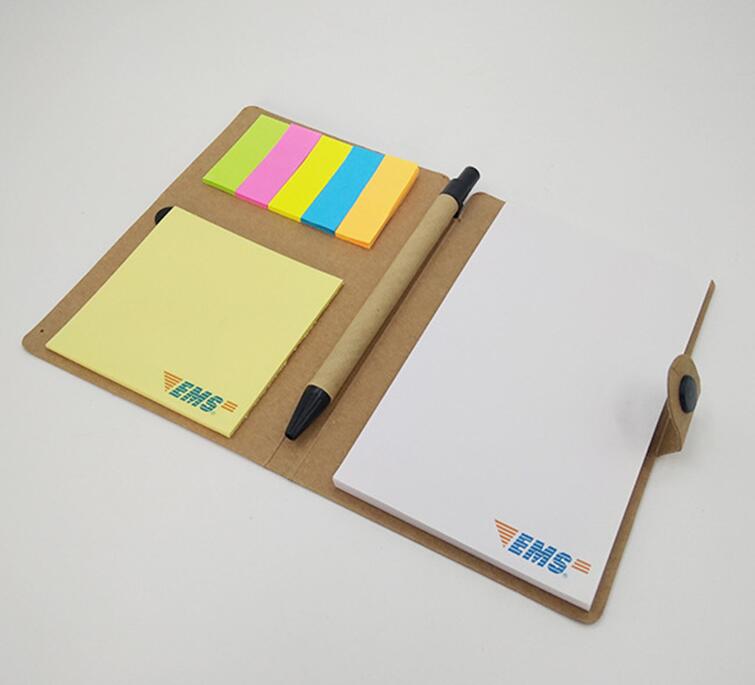 Sticky Notes Book with Pen