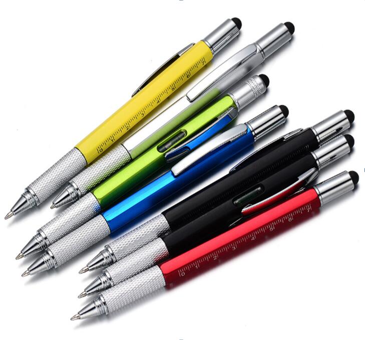 Multifunction 6 in 1 Touch Screen Pen