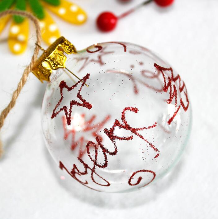 Christmas Ball Ornaments Glass